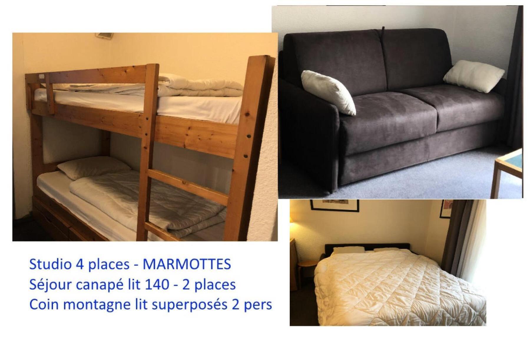 Résidence MARMOTTES - Studio pour 4 Personnes 924 Gourette Exterior foto